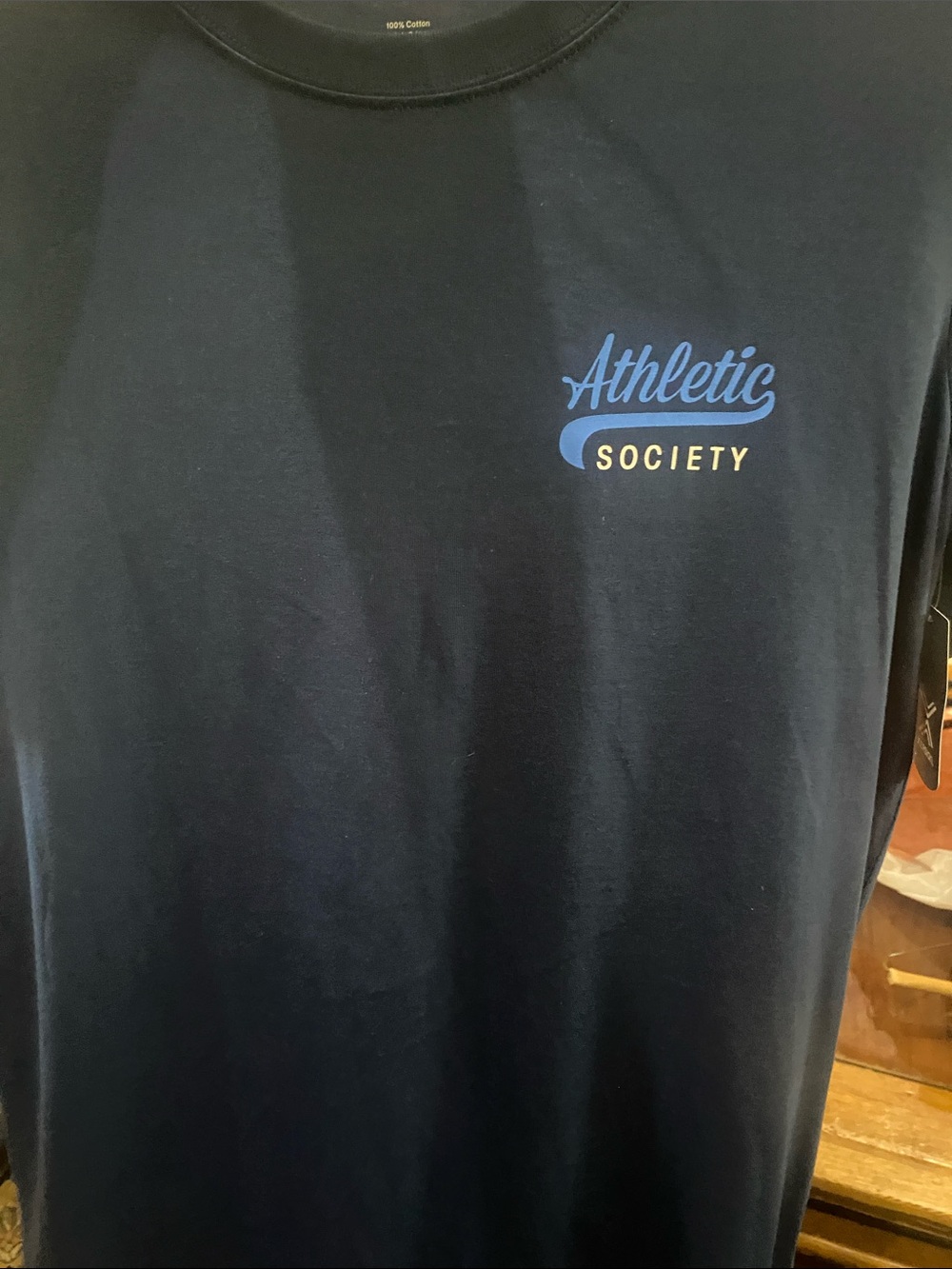 Navy Athletic Society Short-Sleeve Graphic Tee